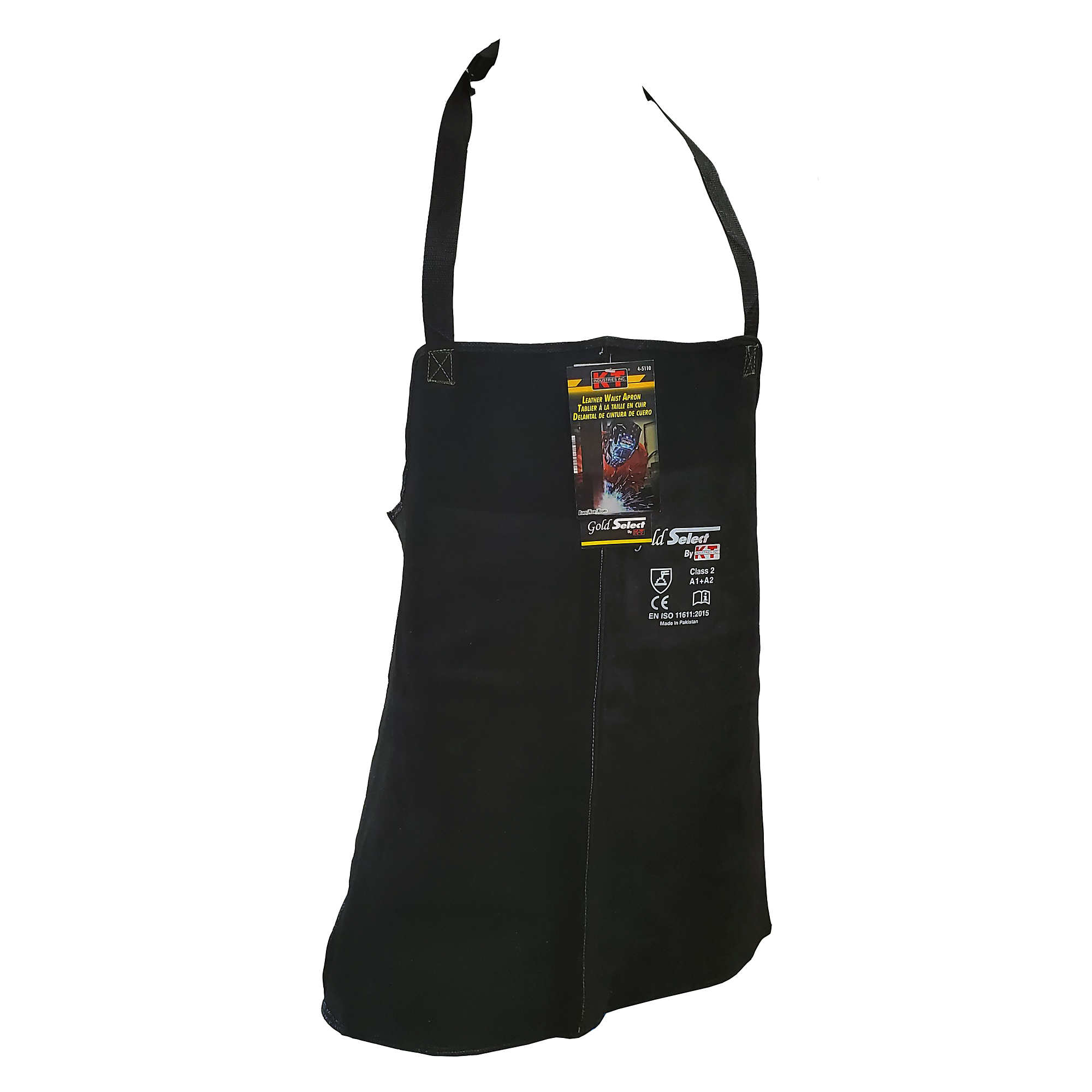 K-T Industries Leather Waist Apron — 24in. x 24in., Heavy-Duty, Model# 4-5110